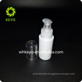 30ml white cosmetic bottle glass bottle glass pump bottle